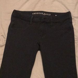 American Eagle black supersoft jegging